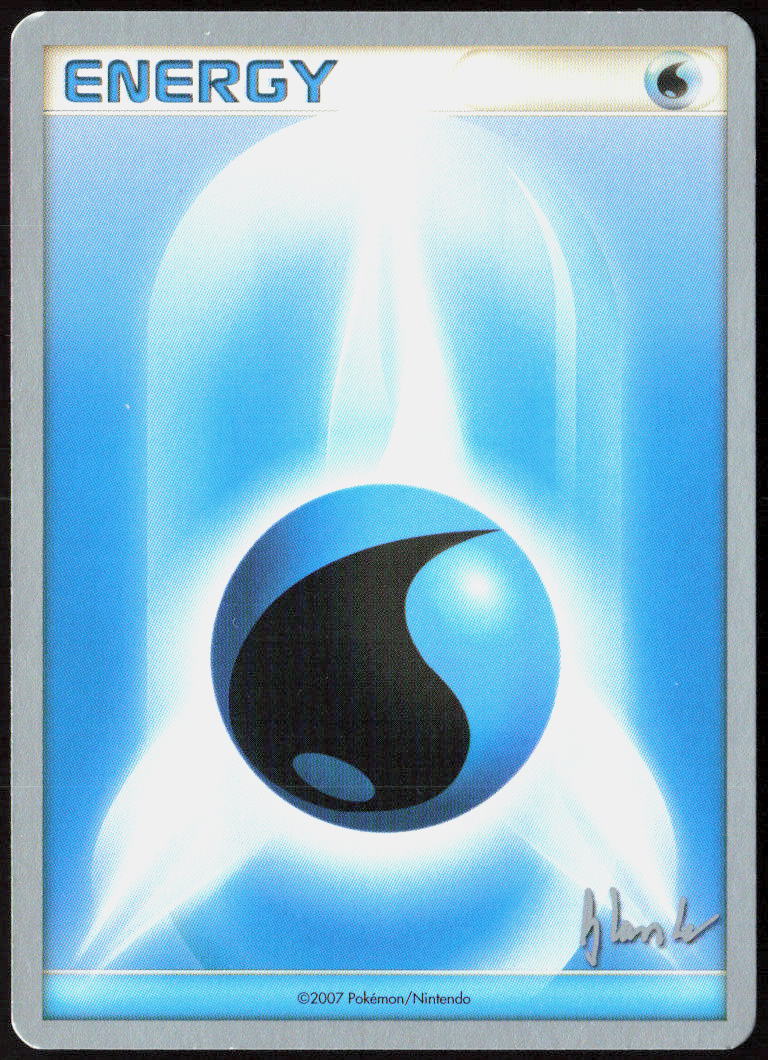 Water Energy - 2007 (Dylan Lefavour) World Championship Decks Pokemon TCG NM