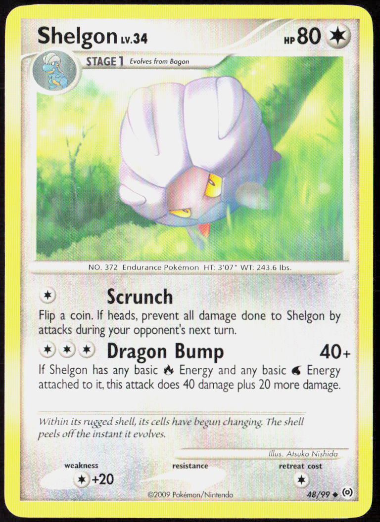Shelgon 48/99 Arceus Pokemon TCG LP