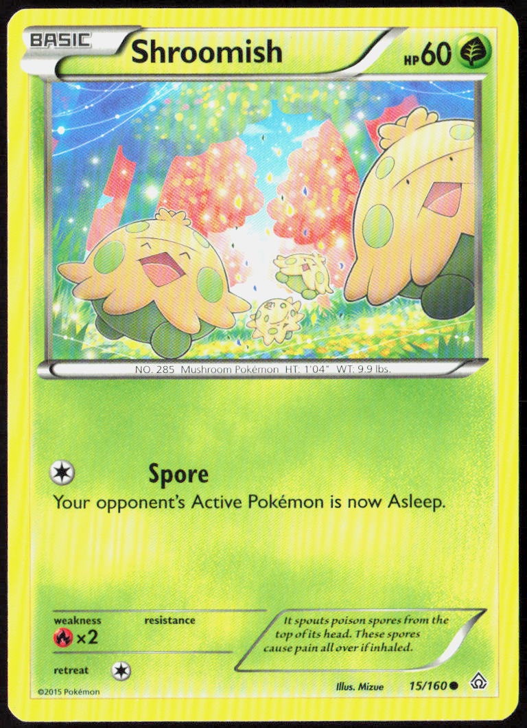 Shroomish 15/160 XY - Primal Clash Pokemon TCG LP