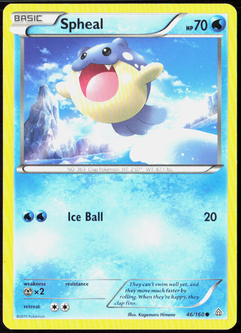 Spheal (46) 46/160 XY - Primal Clash Pokemon TCG LP