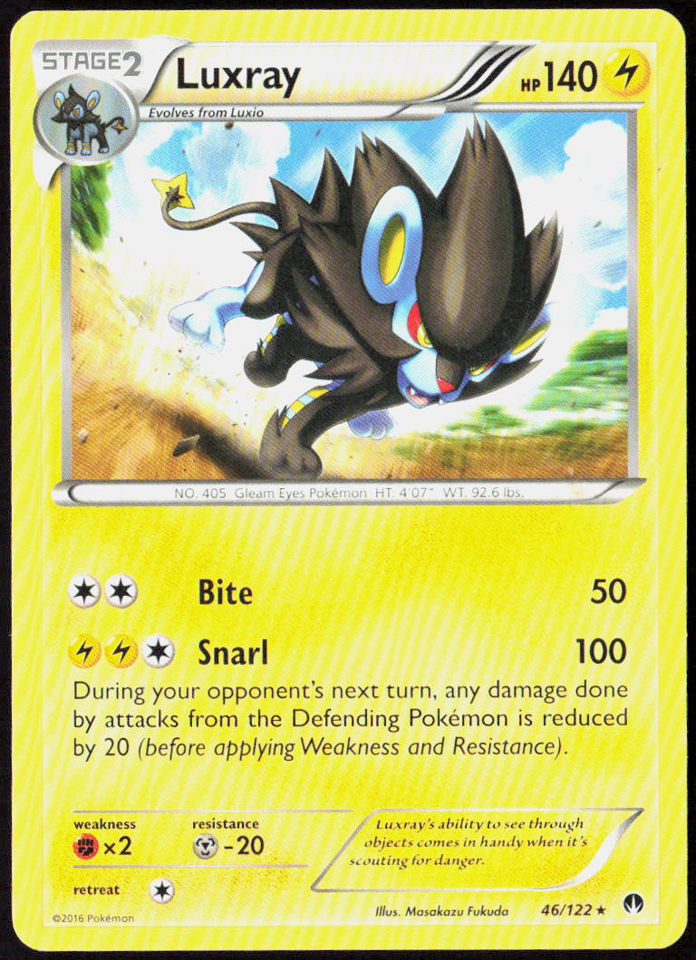 Luxray 46/122 XY - BREAKpoint Pokemon TCG LP