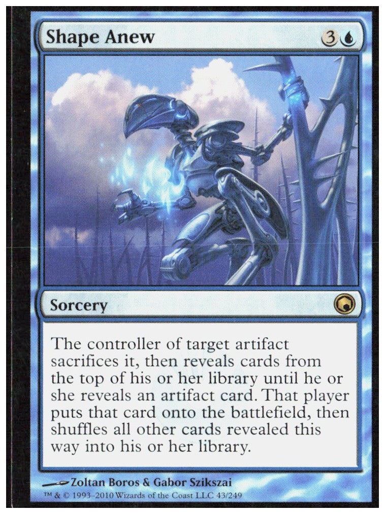 Shape Anew 43 Scars of Mirrodin Magic: The Gathering LP
