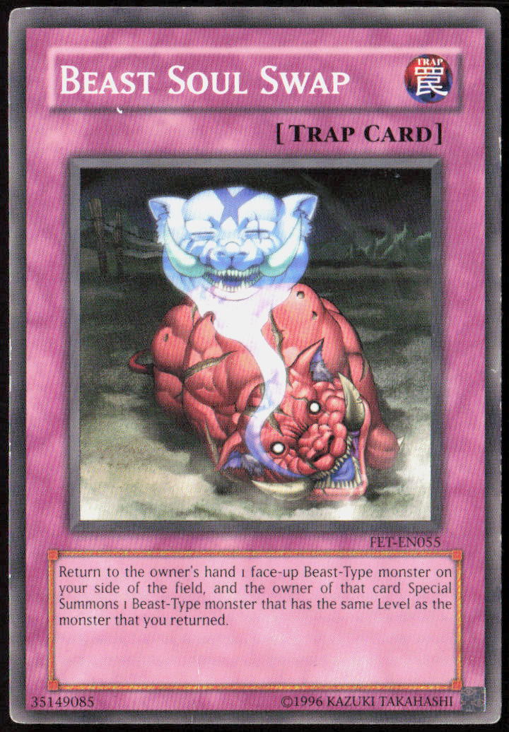 Beast Soul Swap Unlimited FET-EN055 Flaming Eternity Yu-Gi-Oh! TCG LP