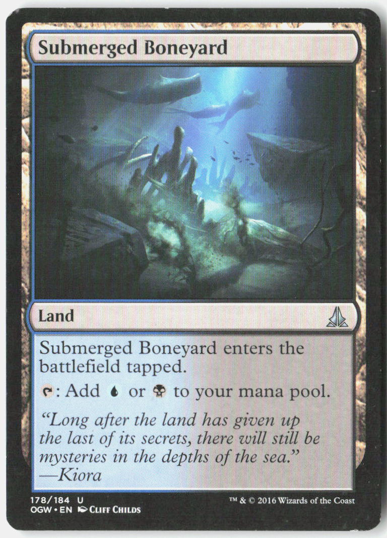 Submerged Boneyard 178 Oath of the Gatewatch Magic: The Gathering LP