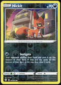 Nickit Reverse Holo 047/072 Shining Fates Pokemon TCG LP