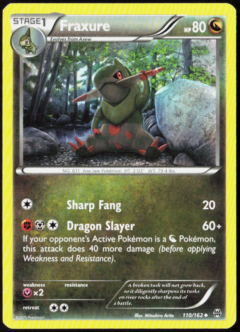 Fraxure 110/162 XY - BREAKthrough Pokemon TCG LP
