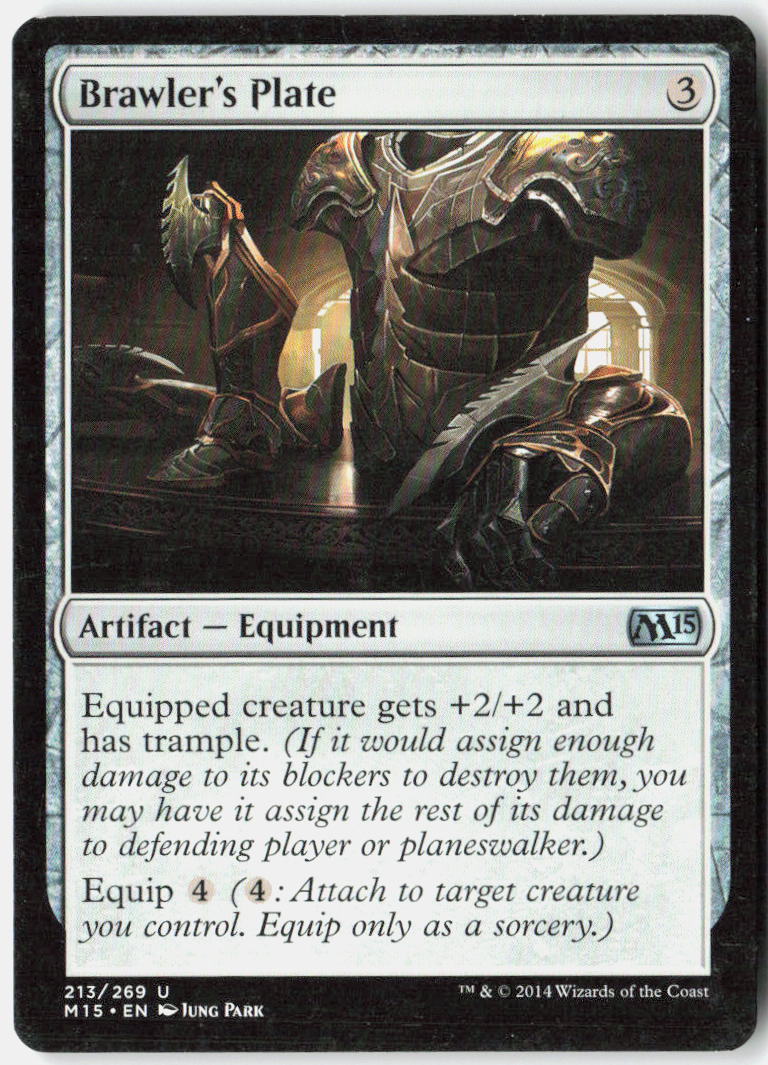 Brawler's Plate 213 Magic 2015 (M15) Magic: The Gathering LP