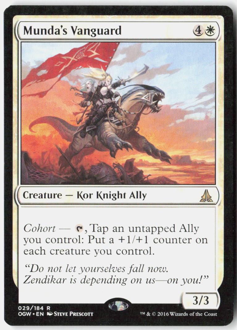Munda's Vanguard 29 Oath of the Gatewatch Magic: The Gathering LP