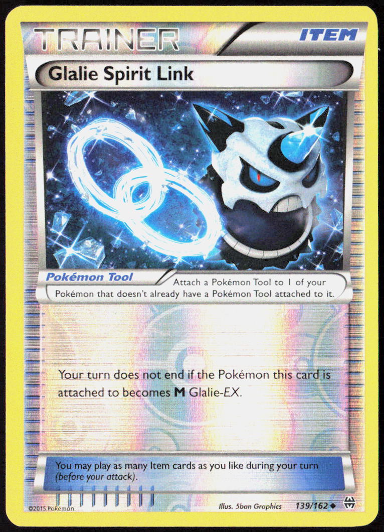 Glalie Spirit Link Reverse Holo 139/162 XY - BREAKthrough Pokemon TCG LP
