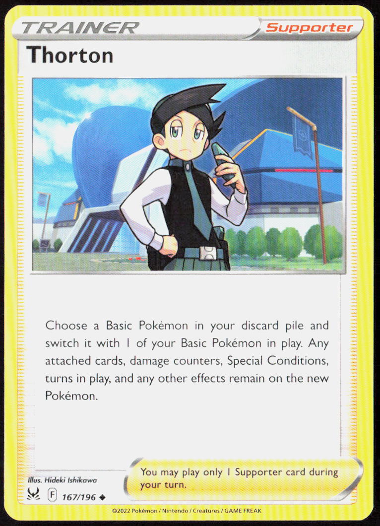 Thorton 167/196 SWSH11: Lost Origin Pokemon TCG LP