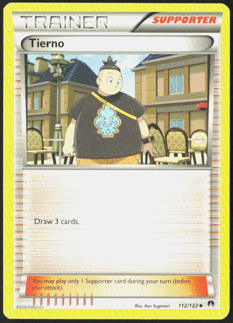 Tierno 112/122 XY - BREAKpoint Pokemon TCG LP