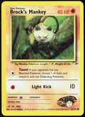 Brock's Mankey (67) Unlimited 067/132 Gym Heroes Pokemon TCG LP