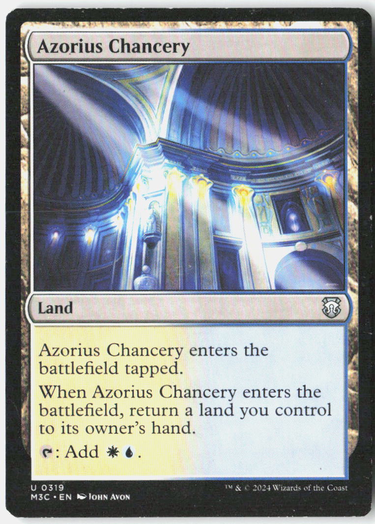 Azorius Chancery 319 Commander: Modern Horizons 3 Magic: The Gathering LP
