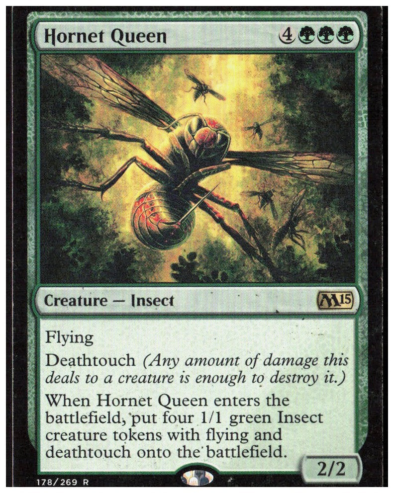Hornet Queen 178 Magic 2015 (M15) Magic: The Gathering LP