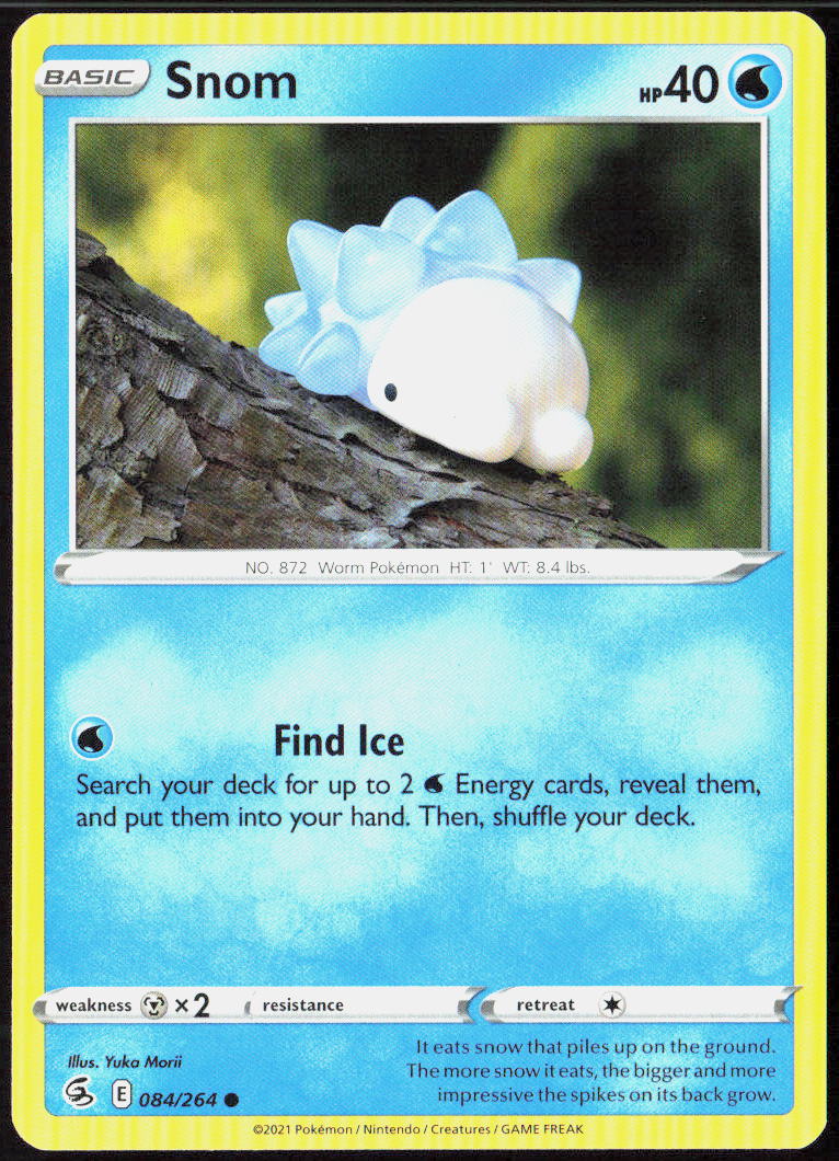 Snom 084/264 SWSH08: Fusion Strike Pokemon TCG LP