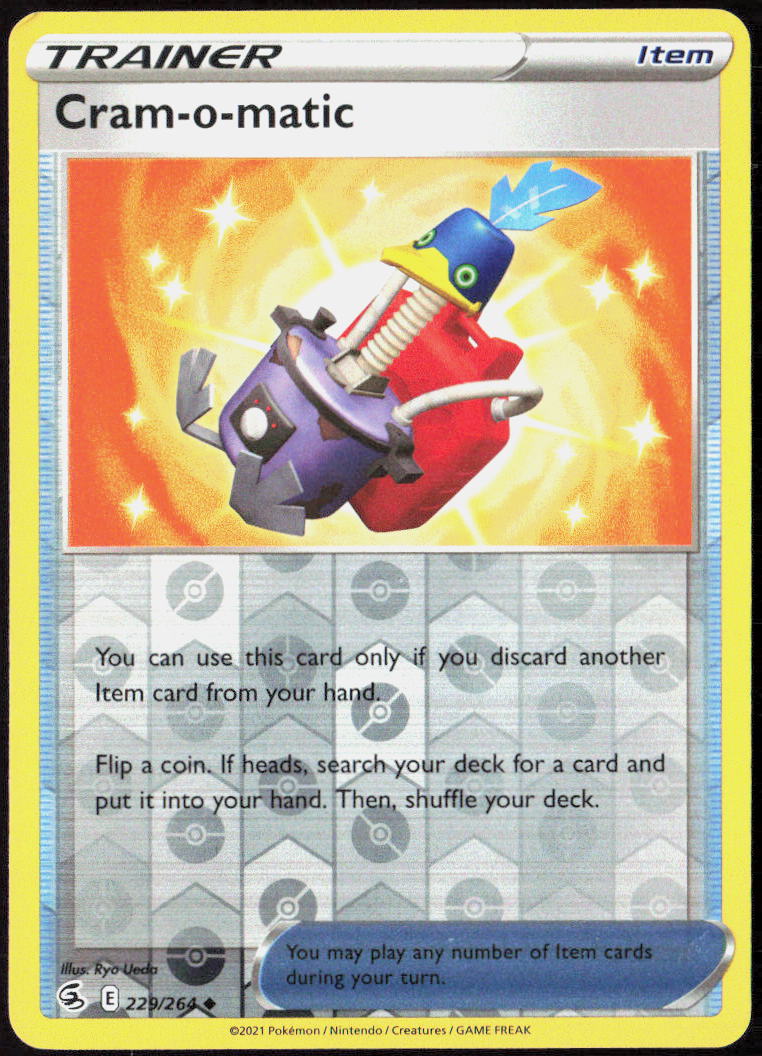 Cram-o-matic Reverse Holo 229/264 SWSH08: Fusion Strike NM