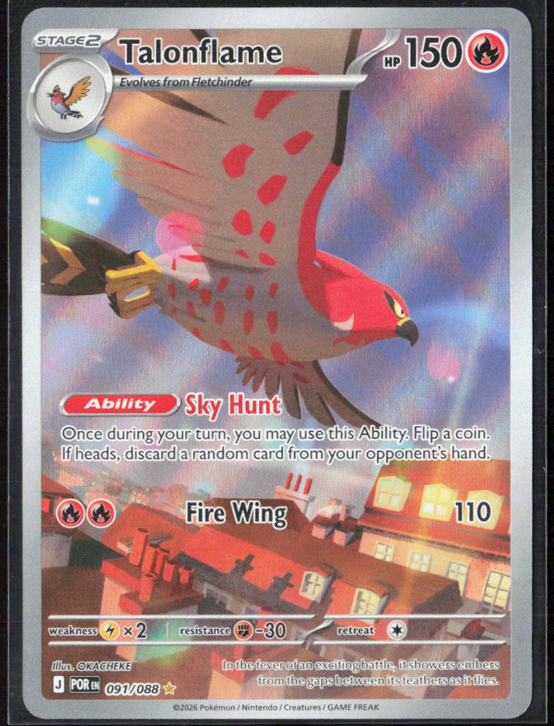Talonflame Holo 091/088 ME03: Perfect Order NM
