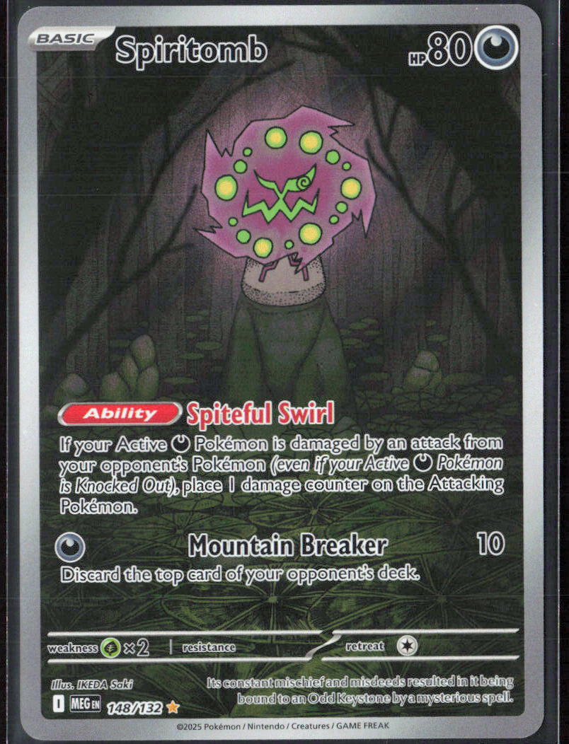 Spiritomb Holo 148/132 ME01: Mega Evolution NM