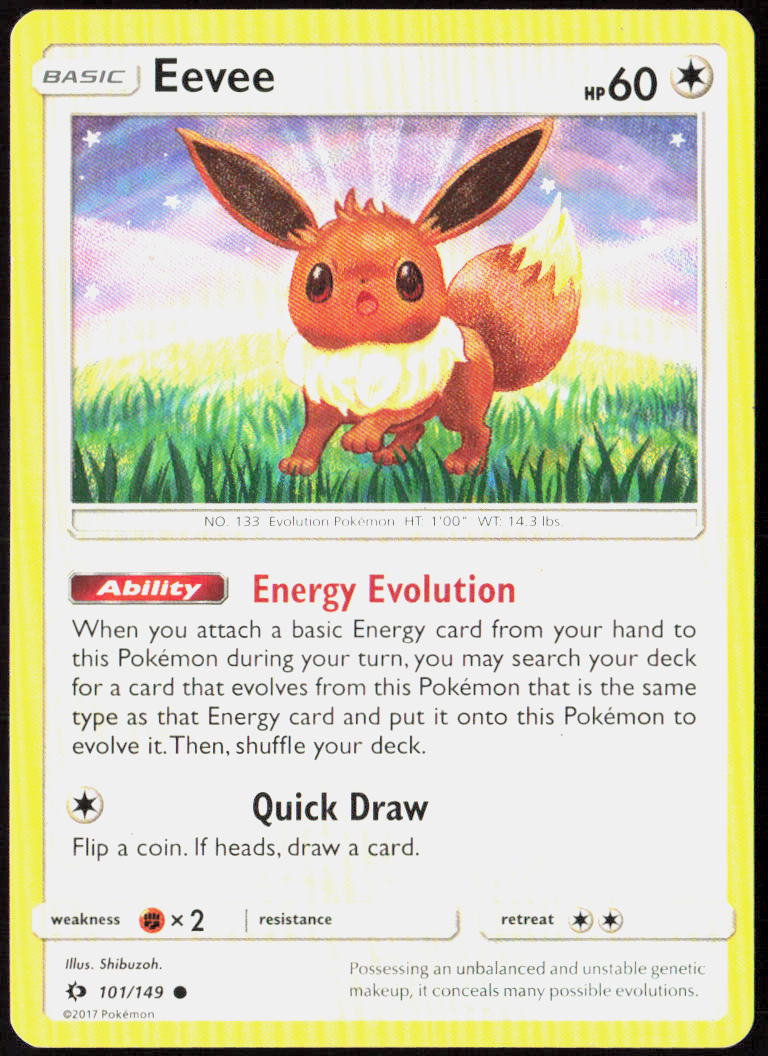 Eevee 101/149 SM Base Set LP