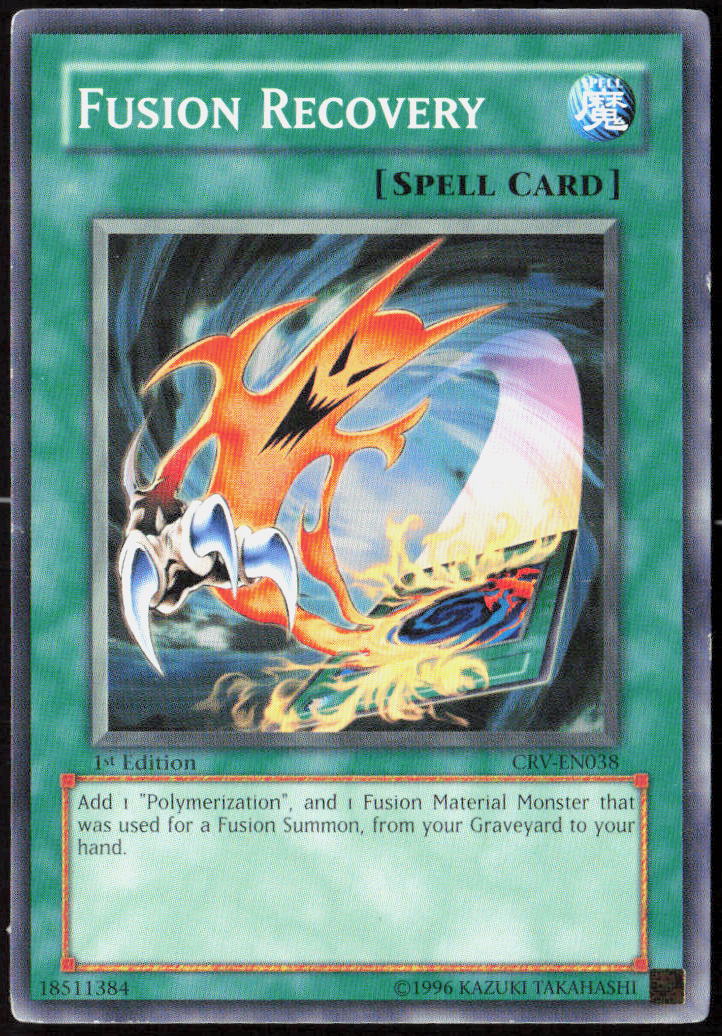 Fusion Recovery 1st Edition CRV-EN038 Cybernetic Revolution Yu-Gi-Oh! TCG LP