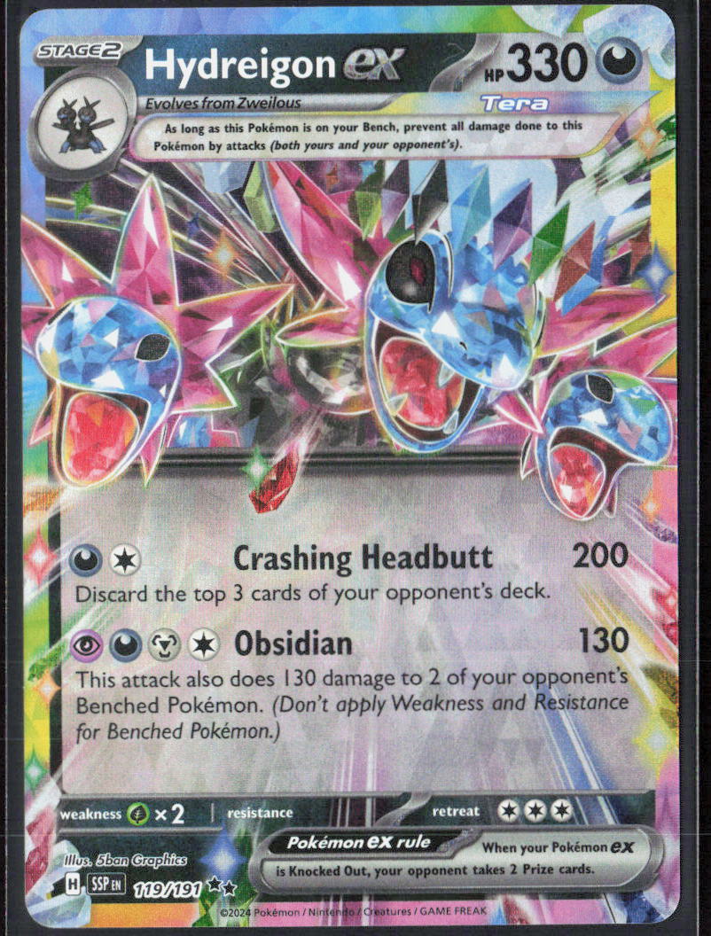 Hydreigon ex Holo 119/191 SV08: Surging Sparks NM