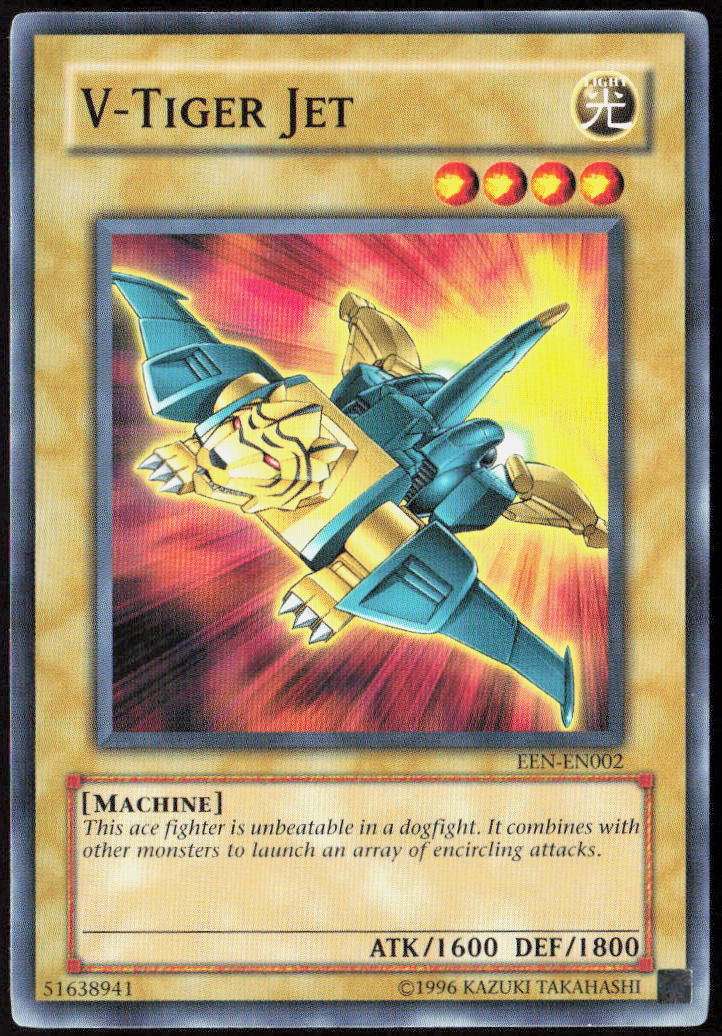 V-Tiger Jet Unlimited EEN-EN002 Elemental Energy Yu-Gi-Oh! TCG LP