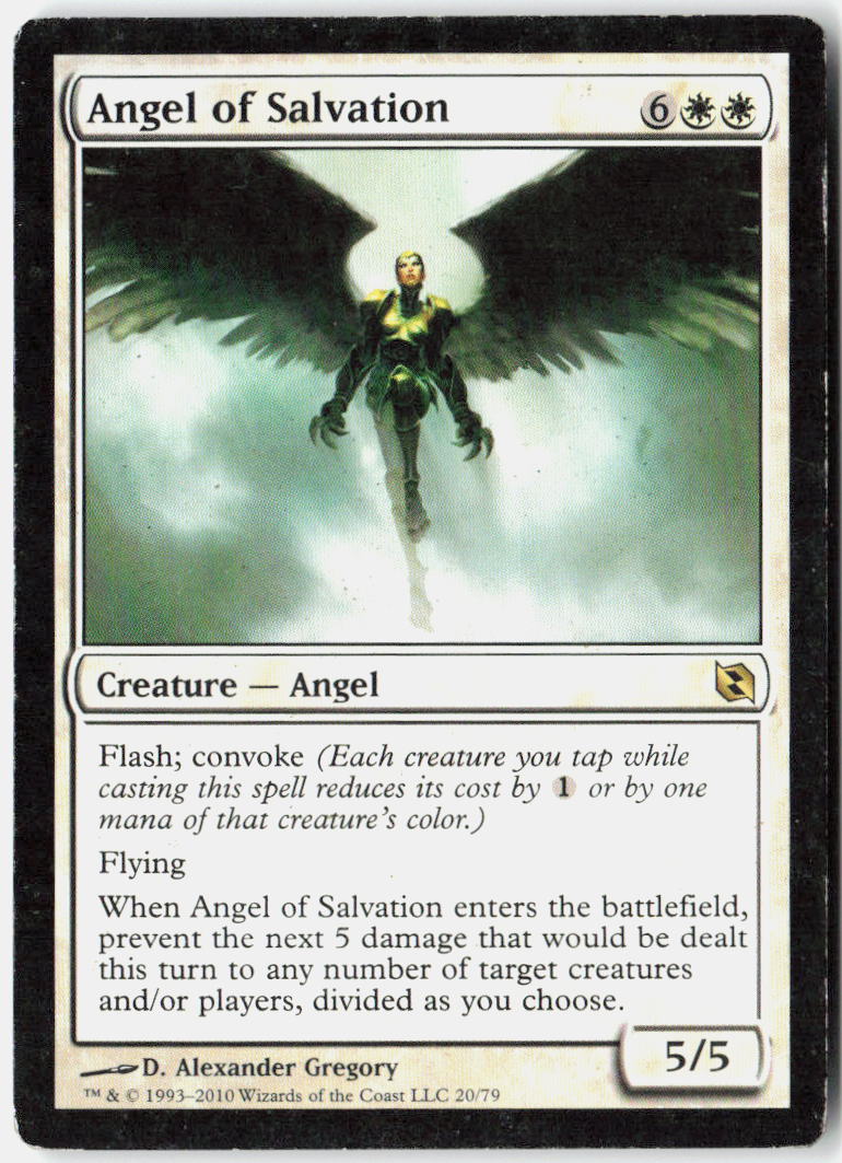 Angel of Salvation 20 Duel Decks: Elspeth vs. Tezzeret Magic: The Gathering LP
