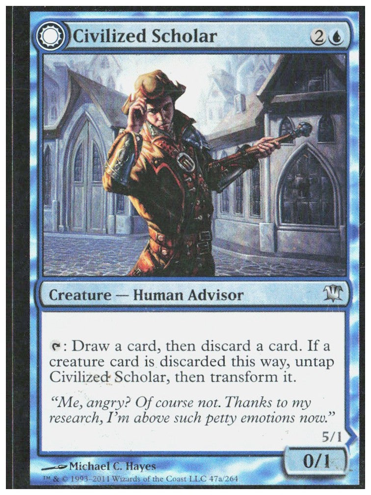 Civilized Scholar Foil 47 Innistrad Magic: The Gathering LP