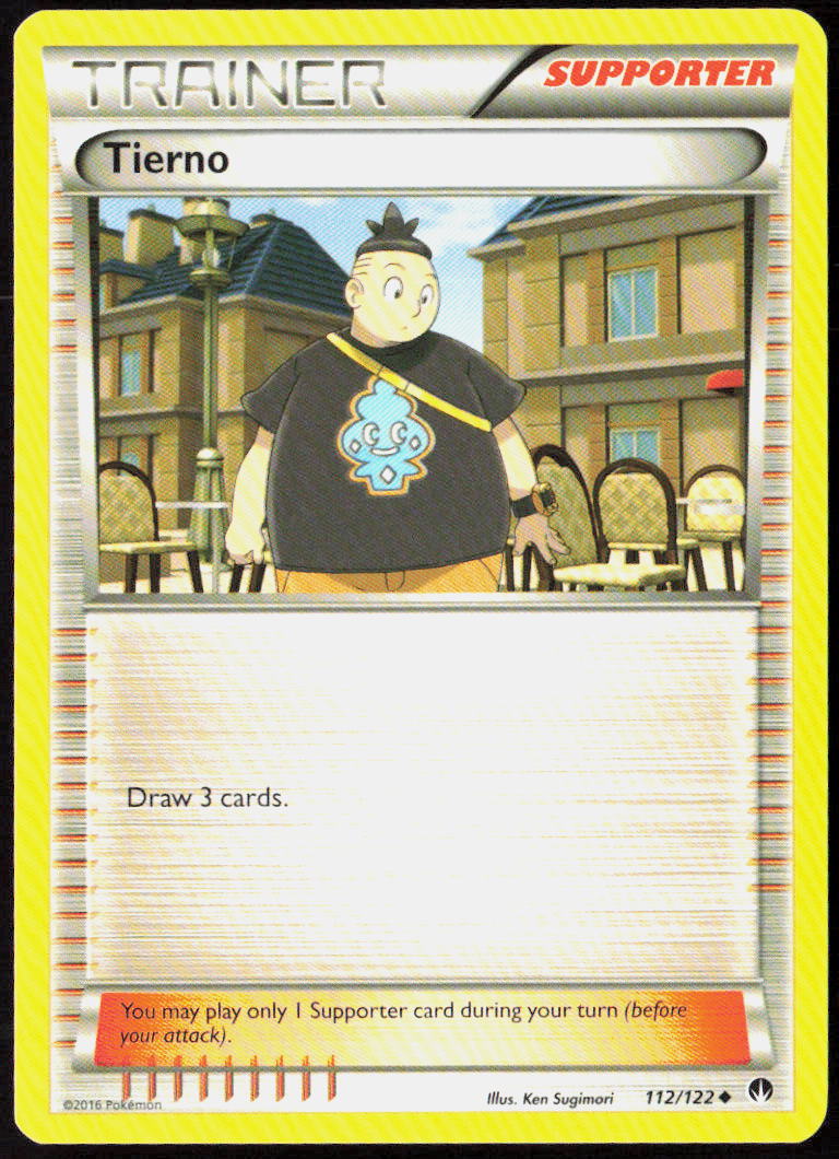 Tierno 112/122 XY - BREAKpoint Pokemon TCG LP