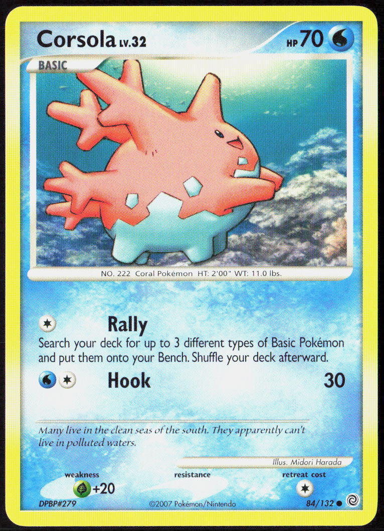 Corsola 84/132 Secret Wonders Pokemon TCG LP
