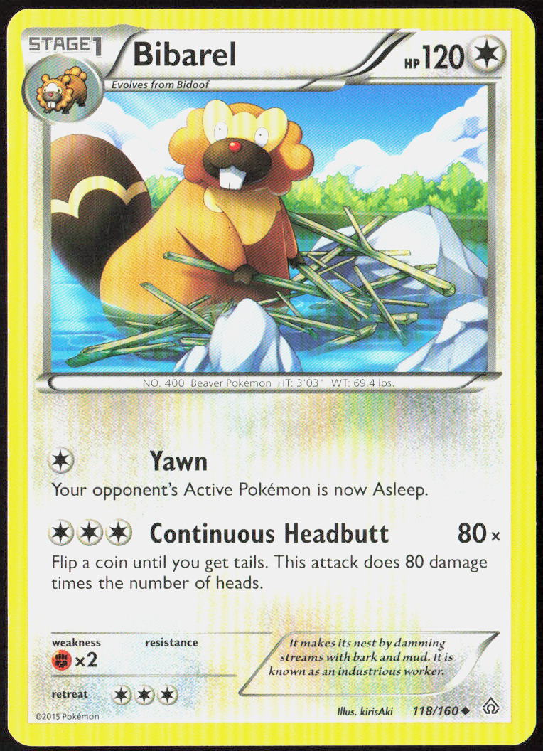 Bibarel 118/160 XY - Primal Clash Pokemon TCG LP
