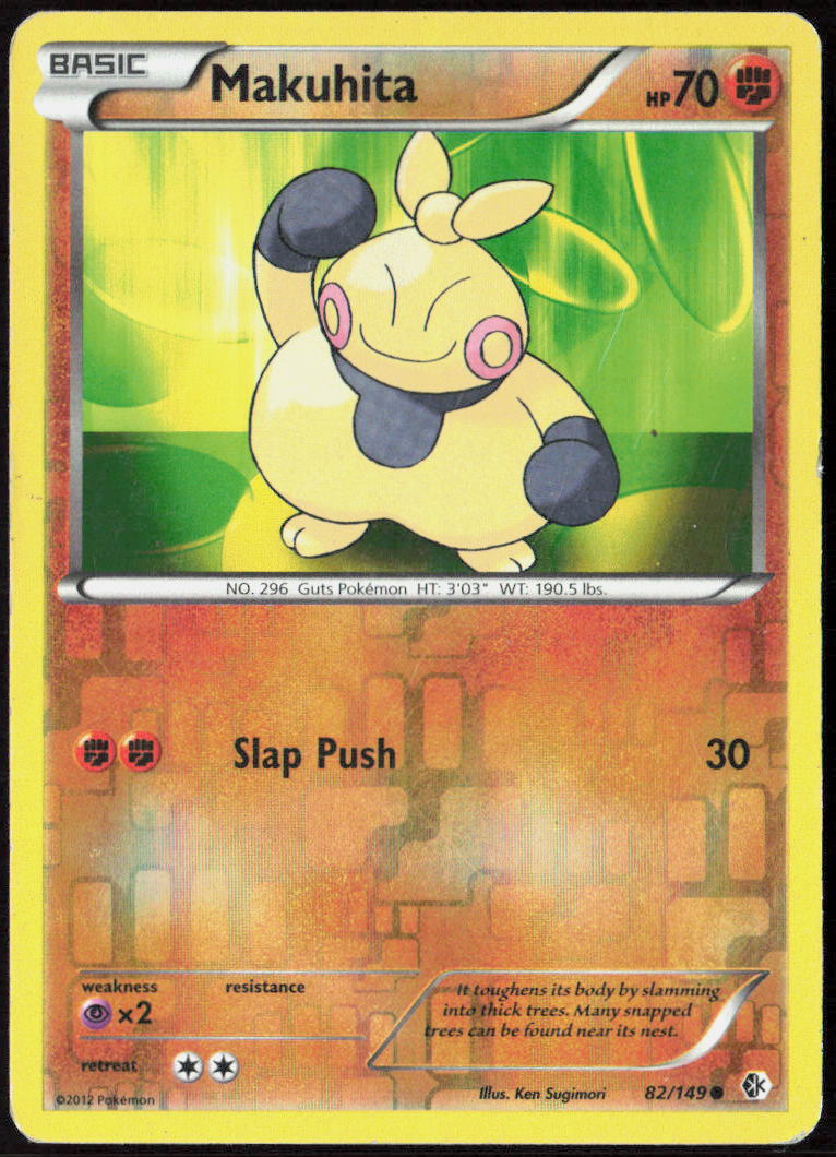 Makuhita Reverse Holo 82/149 Boundaries Crossed MP