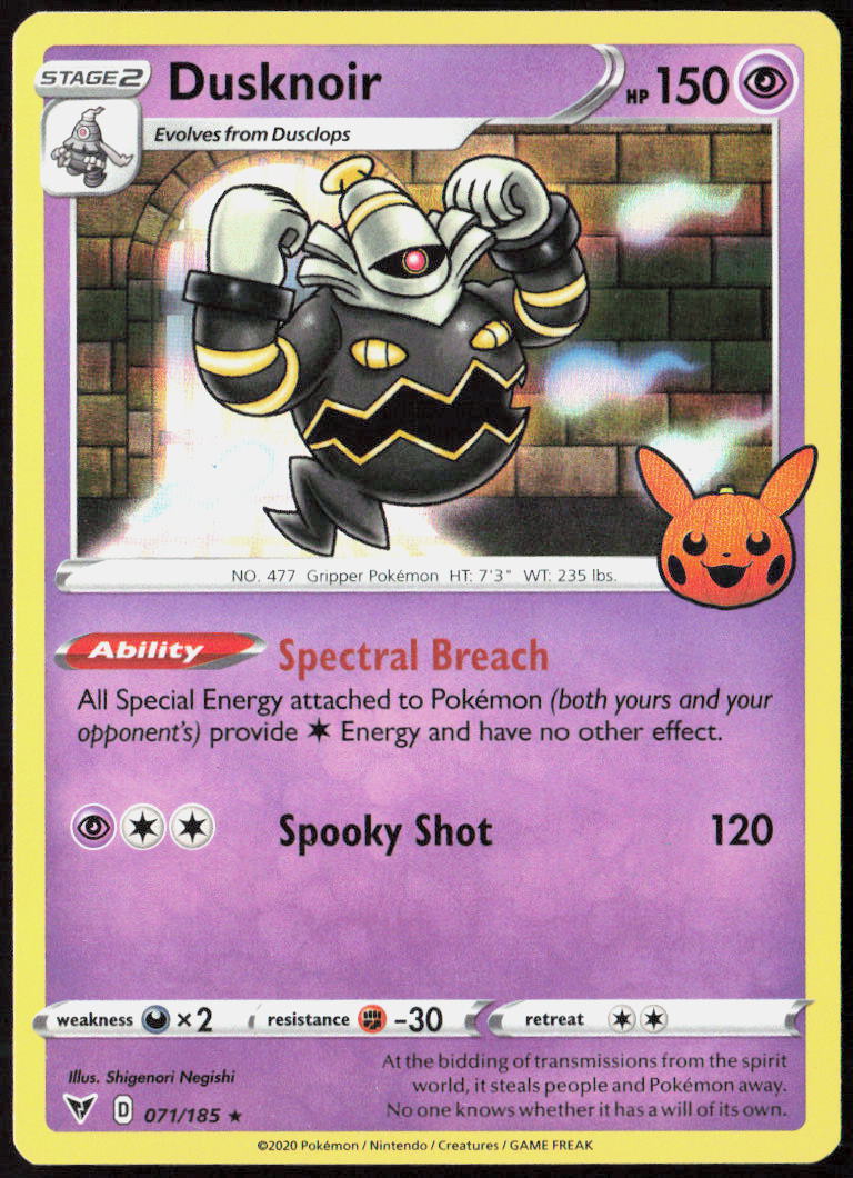 Dusknoir 071/185 Trick or Trade BOOster 2023 Pokemon TCG NM