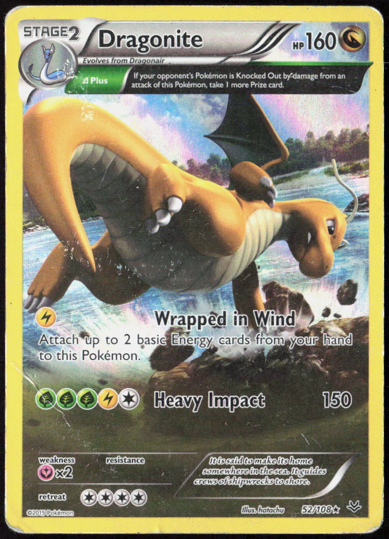 Dragonite (52 Delta) 52/108 XY - Roaring Skies Pokemon TCG DMG