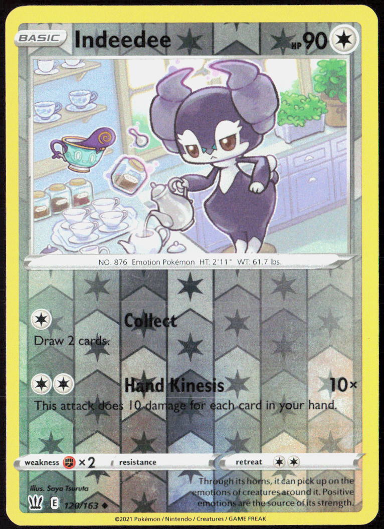 Indeedee Reverse Holo 120/163 SWSH05: Battle Styles LP