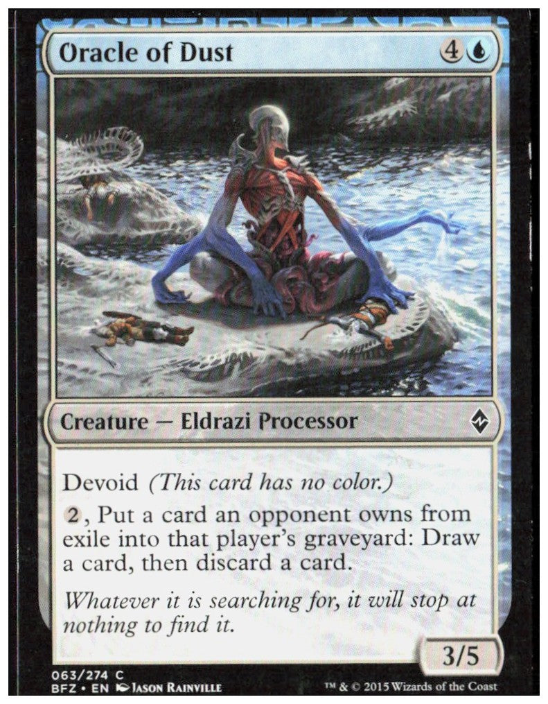 Oracle of Dust 63 Battle for Zendikar Magic: The Gathering LP
