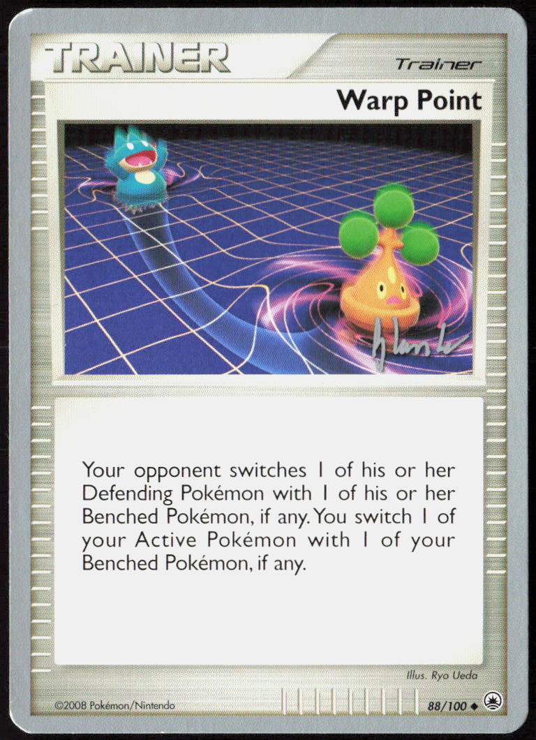 Warp Point - 2008 (Dylan Lefavour) 88/100 World Championship Decks Pokemon TCG NM
