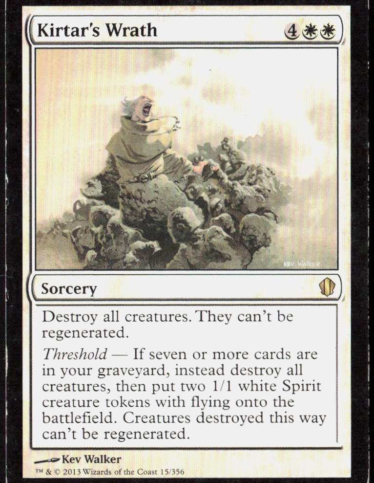 Kirtar's Wrath 15 Commander 2013 Magic: The Gathering LP