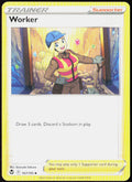 Worker 167/195 SWSH12: Silver Tempest Pokemon TCG LP