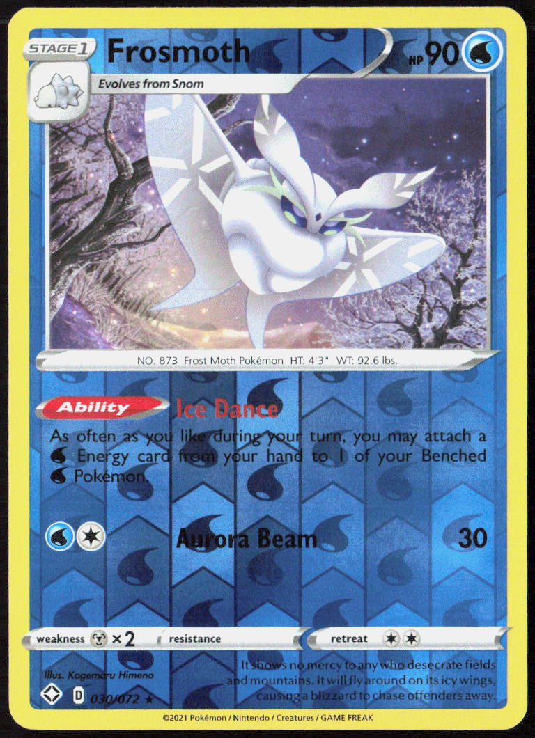 Frosmoth Reverse Holo 064/202 SWSH01: Sword & Shield Base Set Pokemon TCG LP