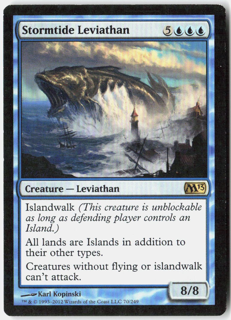 Stormtide Leviathan 70 Magic 2013 (M13) Magic: The Gathering LP
