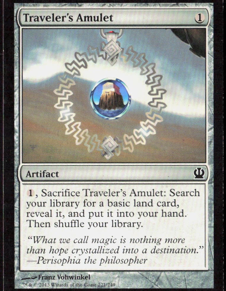 Traveler's Amulet 221 Theros Magic: The Gathering LP