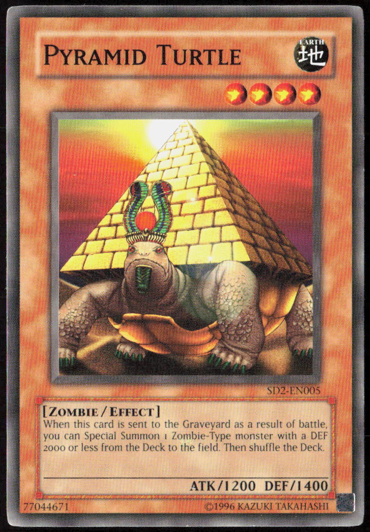 Pyramid Turtle Unlimited SD2-EN005 Structure Deck: Zombie Madness Yu-Gi-Oh! TCG LP