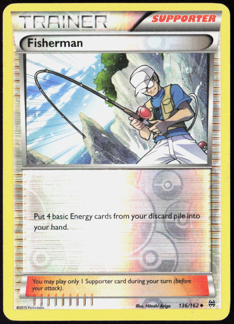 Fisherman Holo 022/034 Trading Card Game Classic Pokemon TCG LP