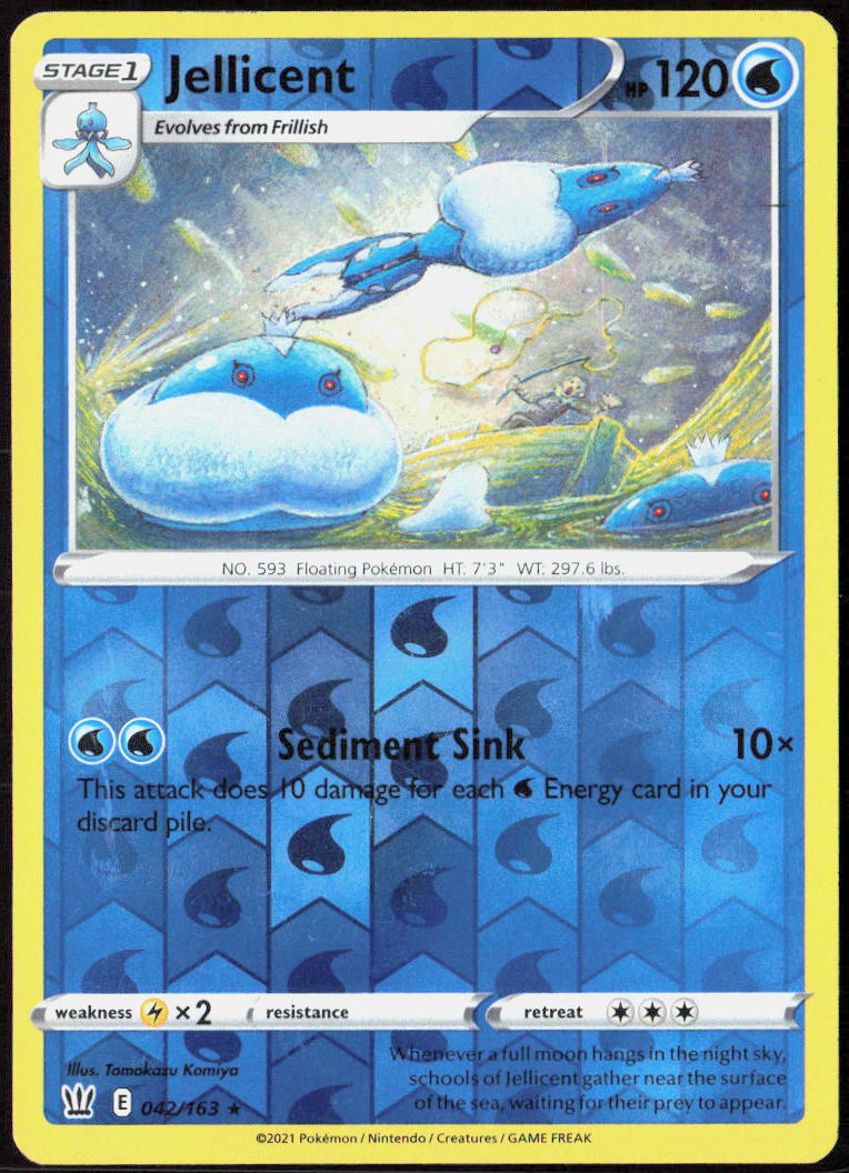 Jellicent 042/163 SWSH05: Battle Styles Pokemon TCG LP