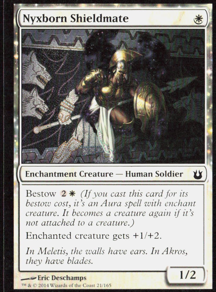 Nyxborn Shieldmate 21 Born of the Gods Magic: The Gathering LP