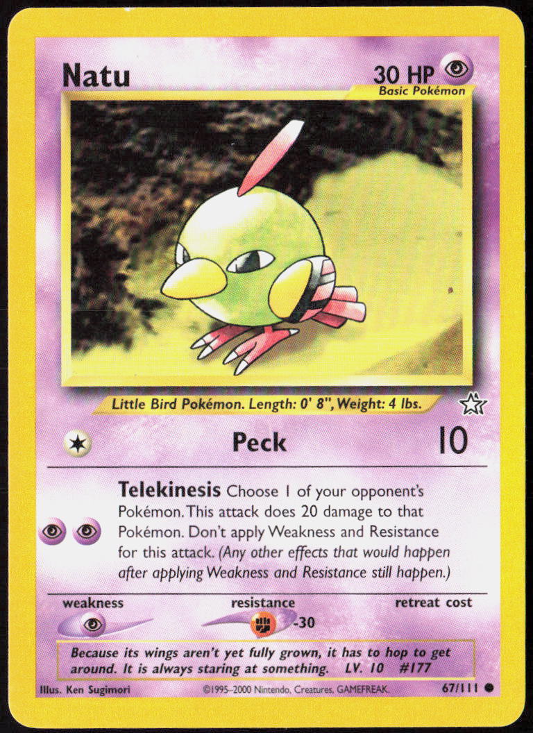 Natu Unlimited 067/111 Neo Genesis NM