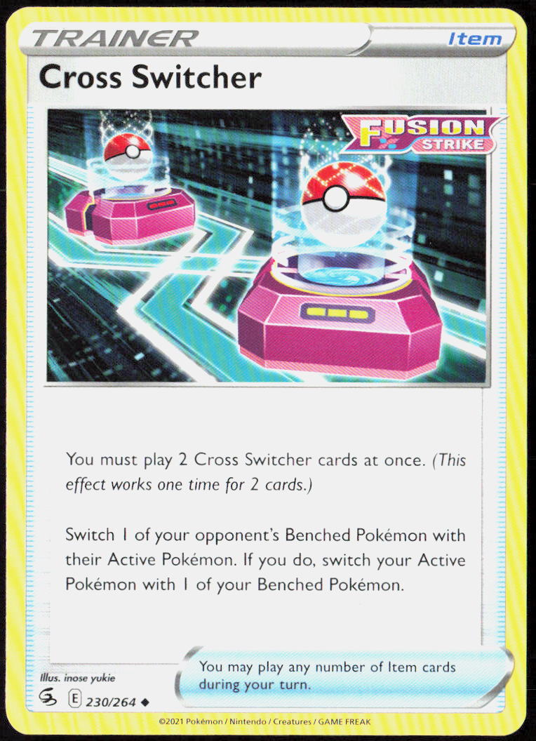 Cross Switcher 230/264 SWSH08: Fusion Strike Pokemon TCG LP