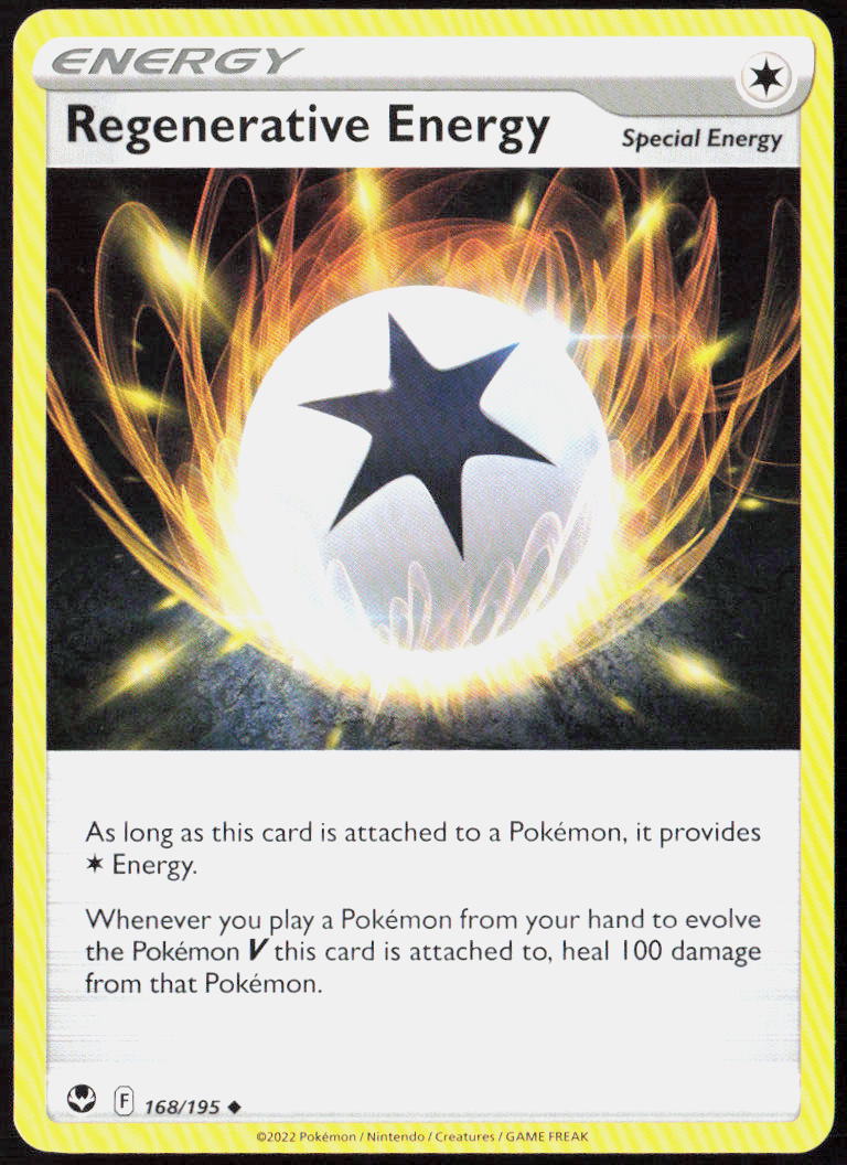 Regenerative Energy 168/195 SWSH12: Silver Tempest Pokemon TCG LP