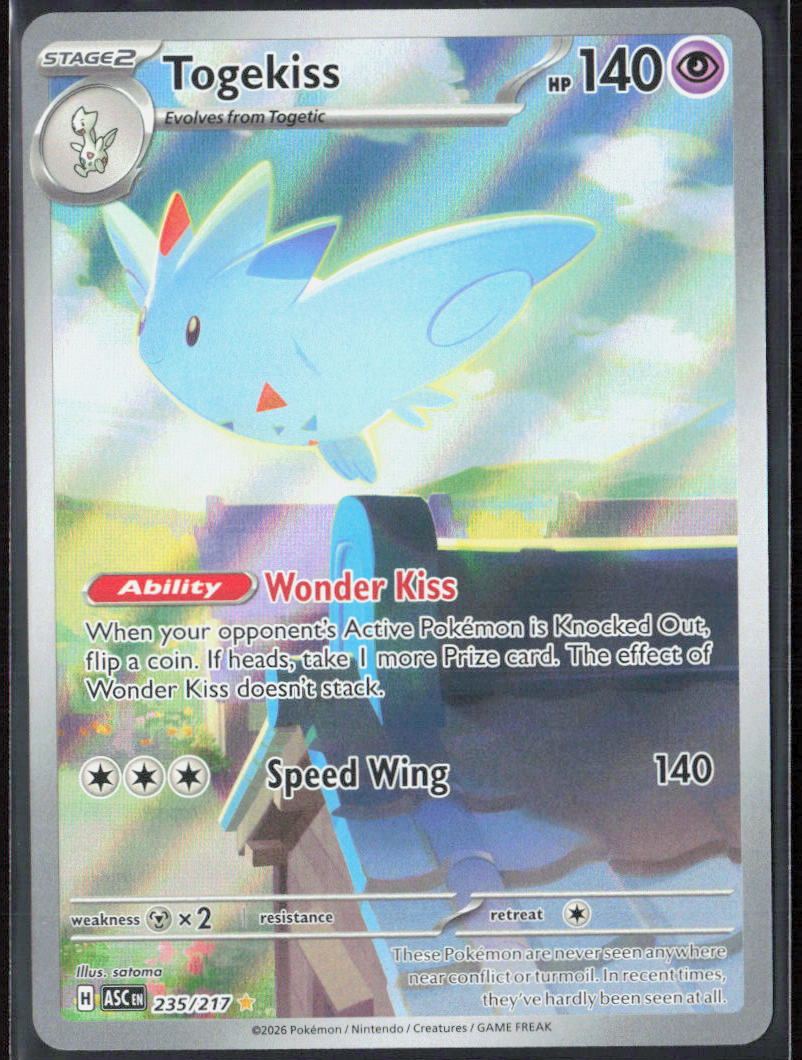 Togekiss Holo 235/217 ME: Ascended Heroes NM